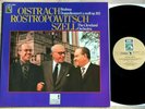 DAVID OISTRAKH, ROSTROPOVICH double concerto BRAHMS SZELL 1stPress HMV MINT