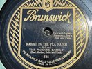 Pickard Family RABBIT IN THE PEA PATCH / DOWN IN ARKANSAS Brunswick 348 1929 78
