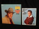 ELVIS PRESLEY SINGING FLAMING STAR RCA RECORDS WITH ORIGINAL PHOTO NEAR MINT