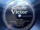 Miss Patricola 78rpm Single 10-inch Victor Records #18967 Hot Lips