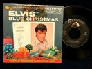 ELVIS PRESLEY 45 PS Wooden Heart / Blue Christmas RCA 447-0720 clean