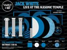 Third Man Records Vault #47 JACK WHITE Live Masonic Temple 4LP Colored Vinyl