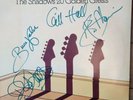 The Shadows album - 20 Golden Greats signed by 4 members at Sheffield City hall