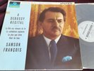 Rare Original Samson Francois A Debussy Recital LP Columbia SAX 2469 UK B/S ED1