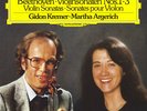 BEETHOVEN Violin Sonatas Op.12 KREMER ARGERICH Piano DGG 415138 1985 Digital NM