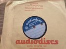 Vintage Record Audiodisc Recording blank Vinyl never cut or recorded on 78 R.P.M