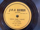 J.O.B. Records 1012 J.B. LENORE  The Mojo   Post-War BLUES 78 rpm V-/E-