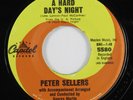 Beatles Novelty 45 PETER SELLERS A Hard Day's Night CAPITOL VG+ HEAR