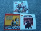 3X RARE 1ST PRESS UK WESTERN VINYL LP,FISTFULL DOLLARS,GOOD BAD UGLY,VILLA RIDES