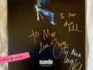 SUEDE NIGHT THOUGHTS 2xLP FULLY SIGNED New & Unplayed + Unused DLC vinyl record