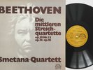 Smetana Quartet: Beethoven- Middle String Qts Op 59, 74, 95 / Supraphon 3 LP Box