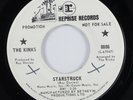 Rock 45 KINKS Starstruck REPRISE promo HEAR