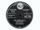 THE BROWNS - The Three Bells / Heaven Fell Last Night 78 rpm disc (1959)