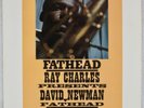 DAVID FATHEAD NEWMAN: Ray Charles Presents US Atlantic Mono Jazz Vinyl LP