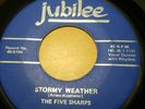DOO Wop The Five Sharps - Stormy Weather 45-JB-1-112 - Sleepy Cowboy 45-JB-1-11