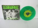 RECORD 7” SINGLE SCORPIONS IS THERE ANYBODY THERE Green Vinyl 1038