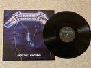 Metallica - Ride the Lightning on black vinyl NEAR MINT/MINT