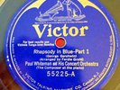 PAUL WHITEMAN GEORGE GERSHWIN Rhapsody in Blue 1924 Victor acoustic first 12