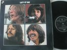 The Beatles LP Let it be Israel Silver Parlophone PCS 7096 white Flipback Cover