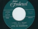 Northern Soul Little Joe Washington FEDERAL 12510 I feel all right / Bossa nova?