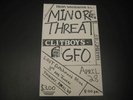 Minor Threat OG 80's Flyer Poster Concert Show Art Club Clitboys Punk Hardcore