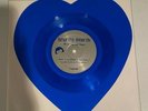 Groovie Ghoulies Rare Heart Shaped Vinyl, Blue Wedding Invitation