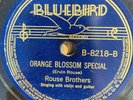 Bluebird 8218 Rouse Brothers ORANGE BLOSSOM SPECIAL  Country 1939 EE+  Country