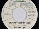 THE BLEU LIGHTS: They Don’t Know My Heart Bay Sound Baltimore Northern Soul 45