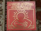 A Very Special Christmas Vinyl Record 1987 Keith Haring Embossed Cover Pop Art