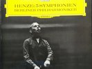 Henze - 5 Symphonies, HANS WERNER HENZE, BPO, DGG 2 LP Tulip STEREO