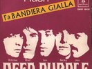 DEEP PURPLE Hush 7 INCH VINYL Italy Parlophone 1968 Pic Sleeve Design With 1a