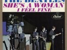 The Beatles SHE'S A WOMAN / I FEEL FINE Original Capitol PICTURE SLEEVE ONLY NM-