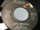 EVELYN CHAMPAGNE KING - LOVE COME DOWN b/w INSTR 45 MODERN SOUL FUNK BOOGIE 1982