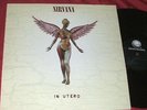 NIRVANA In Utero 1993 1st press UK IMPORT LP RARE Kurt Cobain GEF 24536