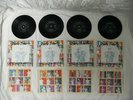 DAVID BOWIE ASHES TO ASHES 1st UK PRESS x 4 - FULL SET of COVERS & STAMP INSERTS