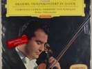 BRAHMS: Violin Concerto, Ferras Karajan DGG Red Stereo ED1 LP NM Vinyl