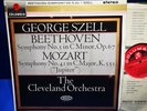 @COLUMBIA SAX 2552 S/C* 1ST* GEORGE SZELL* BEETHOVEN (5) /MOZART (41) SYMPHONIES