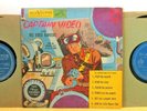 1950's CAPTAIN VIDEO Sci-Fi TV series Two Record Set w/Book & Punch Out Puppets
