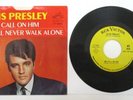 ELVIS PRESLEY WE CALL ON HIM 45 YELLOW LABEL PROMO +PICTURE SLEEVE RCA 47-9600