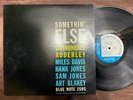 CANNONBALL ADDERLEY SOMETHIN' ELSE BLUE NOTE GXK 8042 STEREO JAPAN VINYL LP