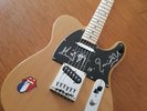 ROLLING STONES autograph MICK JAGGER guitare FENDER RON WOOD signed live 2017