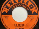 LAZY LESTER Go Ahead/They Call Me Lazy EXCELLO BLUES 45 EX *hear*