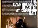 The Dave Brubeck Quartet At Carnegie Hall  Double Album VG+ Excellent Condition