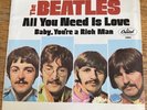 Beatles All You Need Is Love Capitol 5964 W/PS  Baby You’re A Rich Man