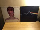 PINK FLOYD & DAVID BOWIE 2 X Original Vinyl Albums DSOTM / ALADDIN SANE Rock