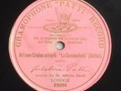 ADELINA PATTI la sonnambula (Bellini) DISQUE MONOFACE 78 tours GRAMOPHONE 03084