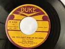 Texas R&B Blues 45 Jewel Brown Where Do I Go From Here 1955 Duke Records VG-
