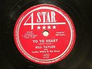 50'S HILLBILLY BOPPER BILL TAYLOR One Of Your Lies  FOUR STAR 1650 E+ semiflex