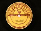 ROCKABILLY CARL PERKINS That's Right / Forever Yours SUN 274