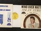 X2 Fortune Records LPs Nolan Strong & Diablos + John Lee Hooker Detroit blues 7”